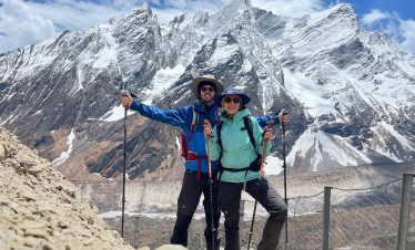 Breathtaking view of Manaslu Himal during the Manaslu Circuit Trek in Nepal