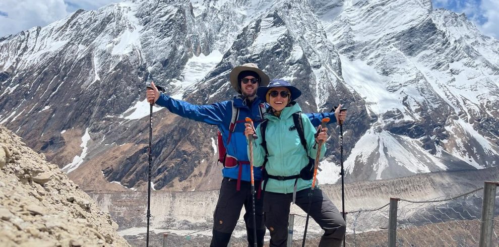 Breathtaking view of Manaslu Himal during the Manaslu Circuit Trek in Nepal