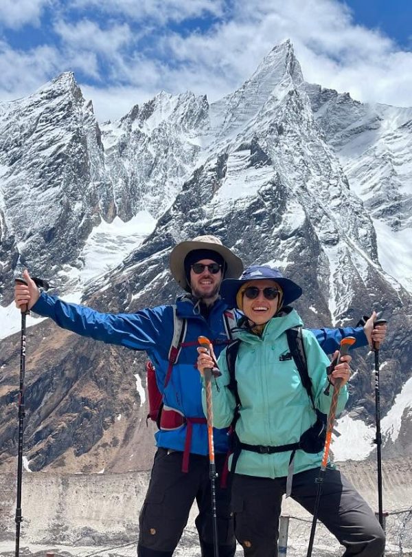 Breathtaking view of Manaslu Himal during the Manaslu Circuit Trek in Nepal