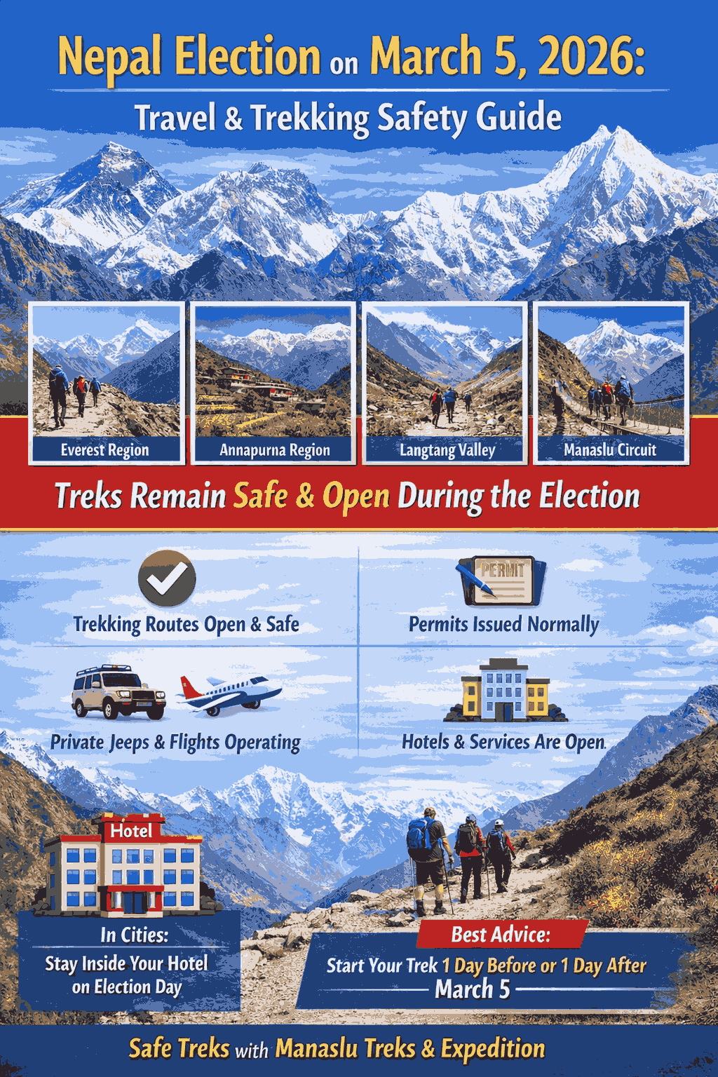 Nepal Eleciton update 2026 march 5 for trekkers