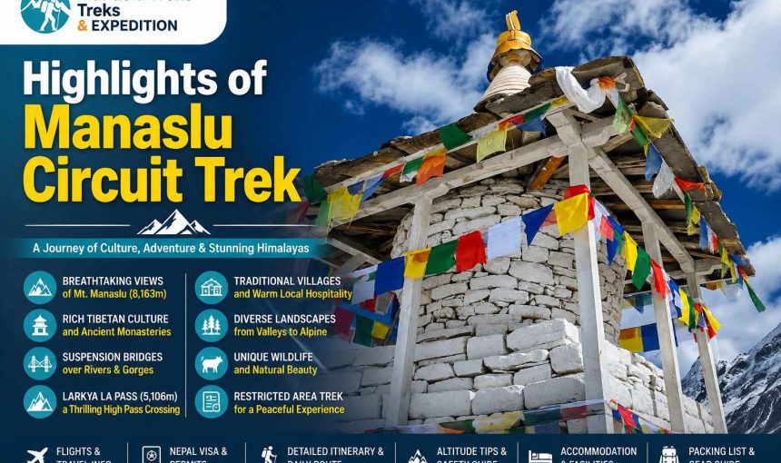 Highlights Of Manaslu Circuit Trek