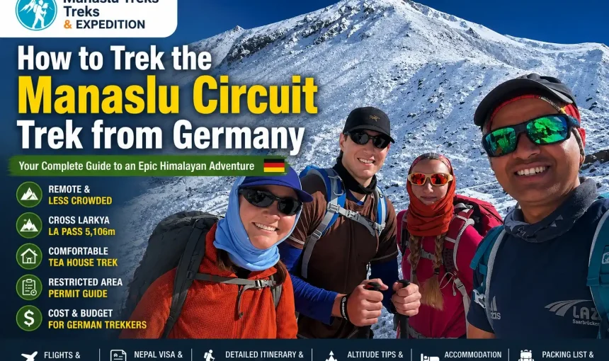 How to Trek the Manaslu Circuit Trek from Germany