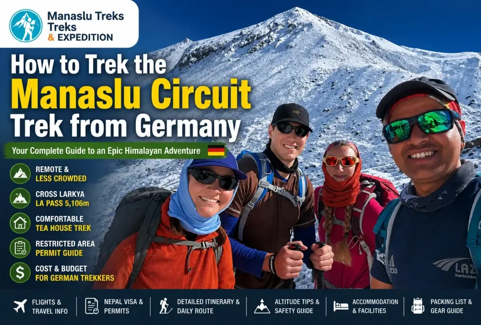 How to Trek the Manaslu Circuit Trek from Germany