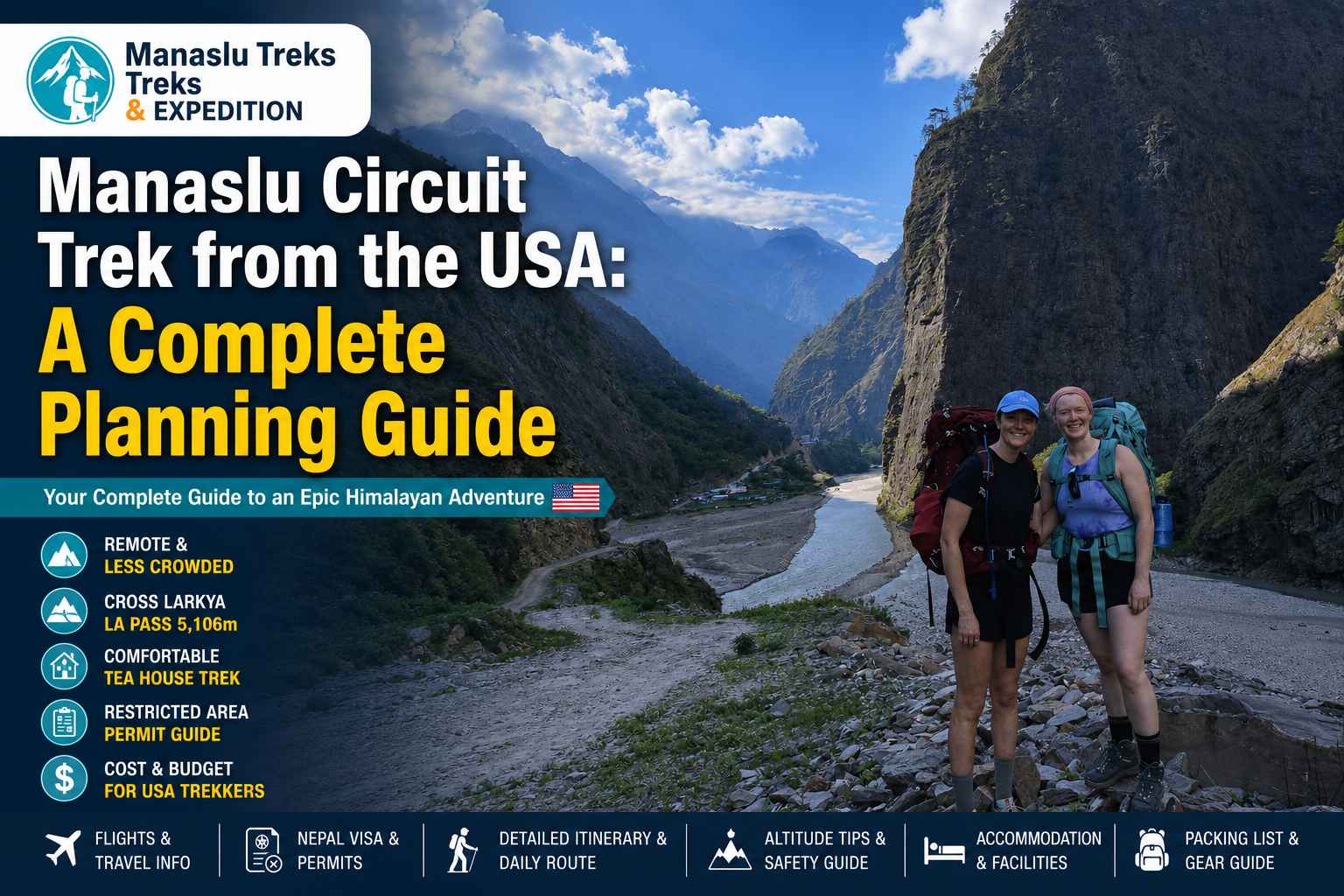 Manaslu Circuit Trek from the USA A Complete Planning Guide