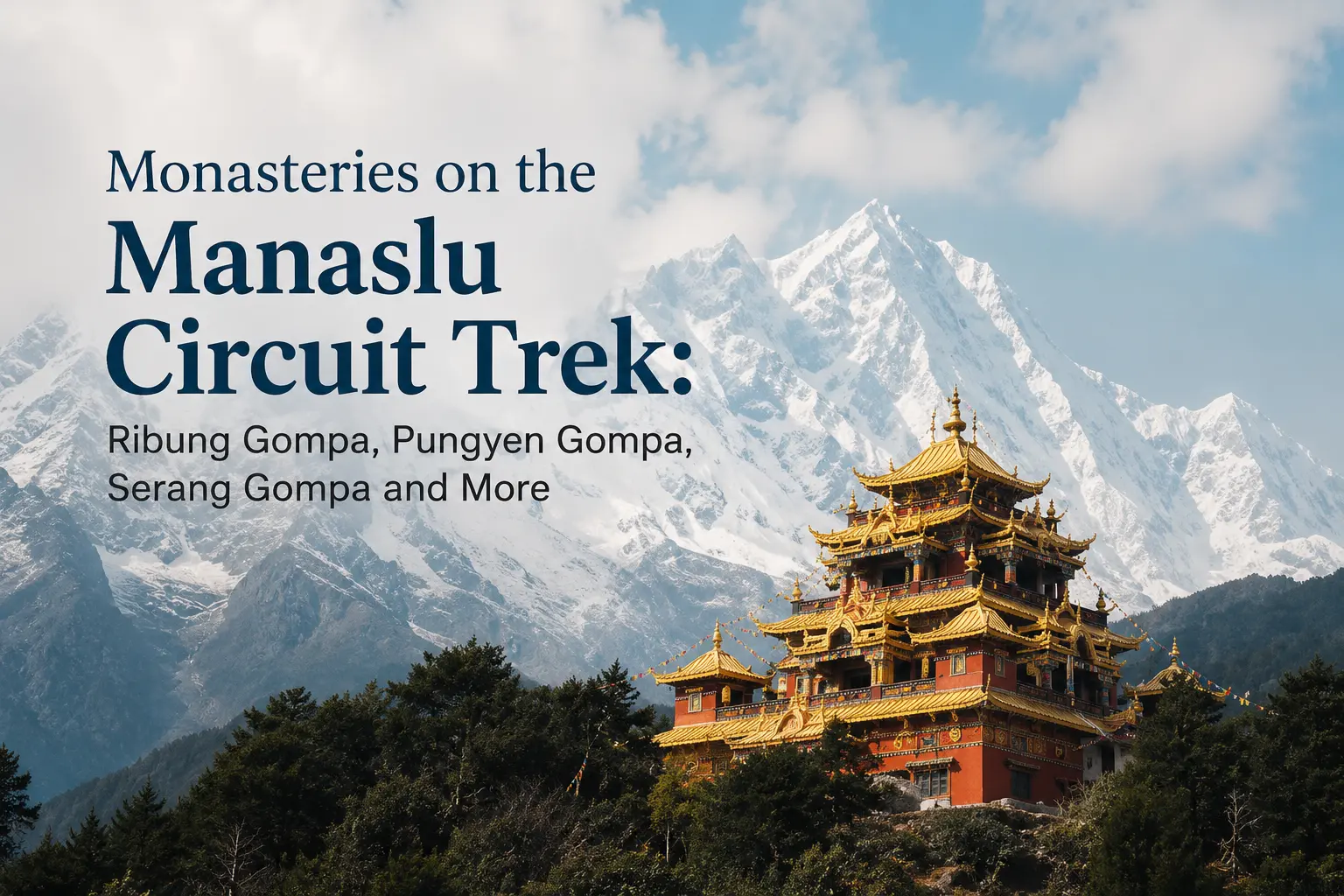 Monasteries on the Manaslu Circuit Trek