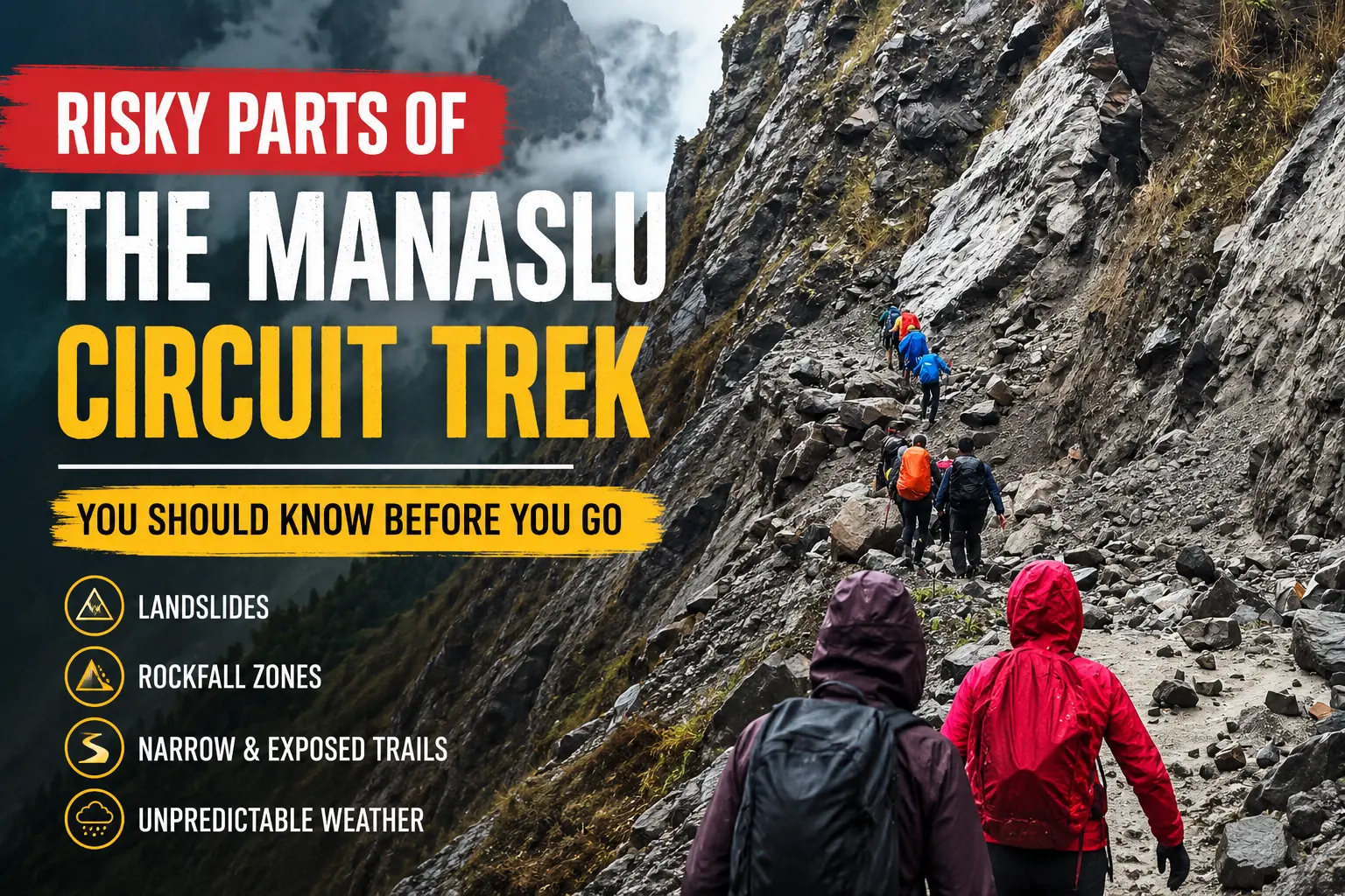 Risky Parts of the Manaslu Circuit Trek You Should Know Before You Go