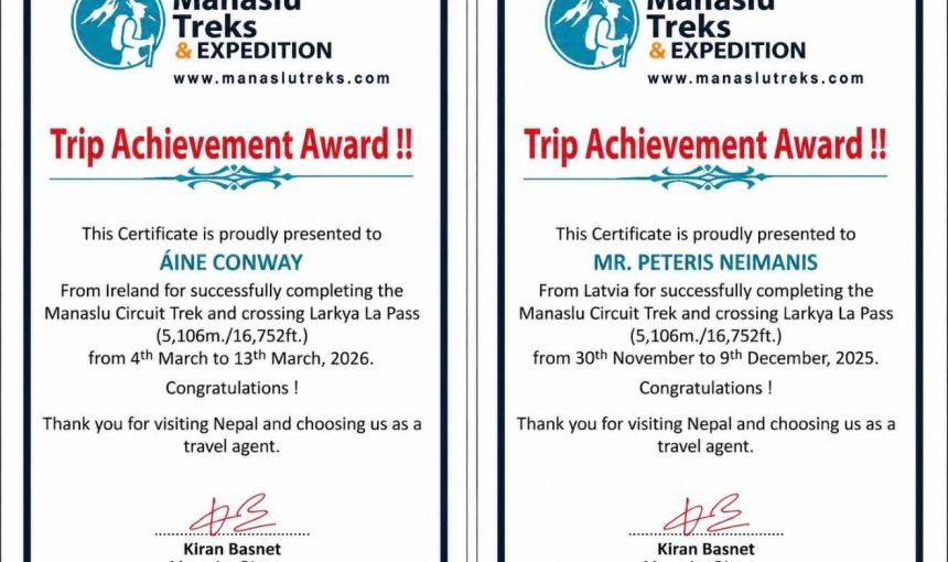 Booking Open for 2026 and 2027 Manaslu Circuit Trek with Manaslu Treks and Expedition