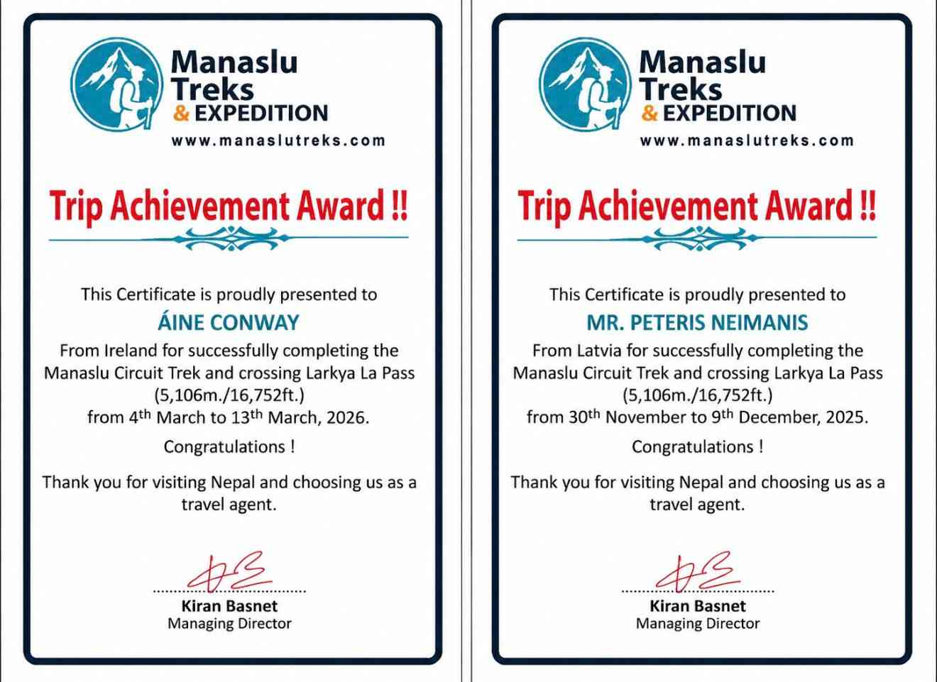 Manaslu Circuit Trekking Booking open