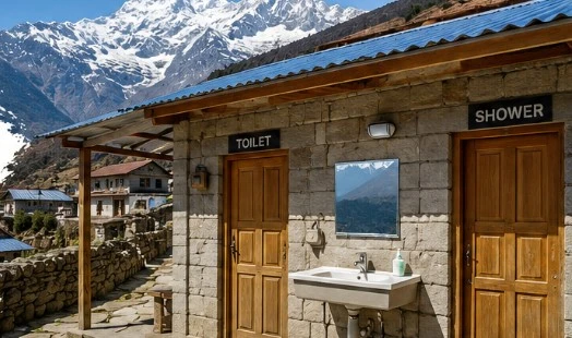 Manaslu Circuit Trek Toilet and Bathroom Facilities 2026/2027
