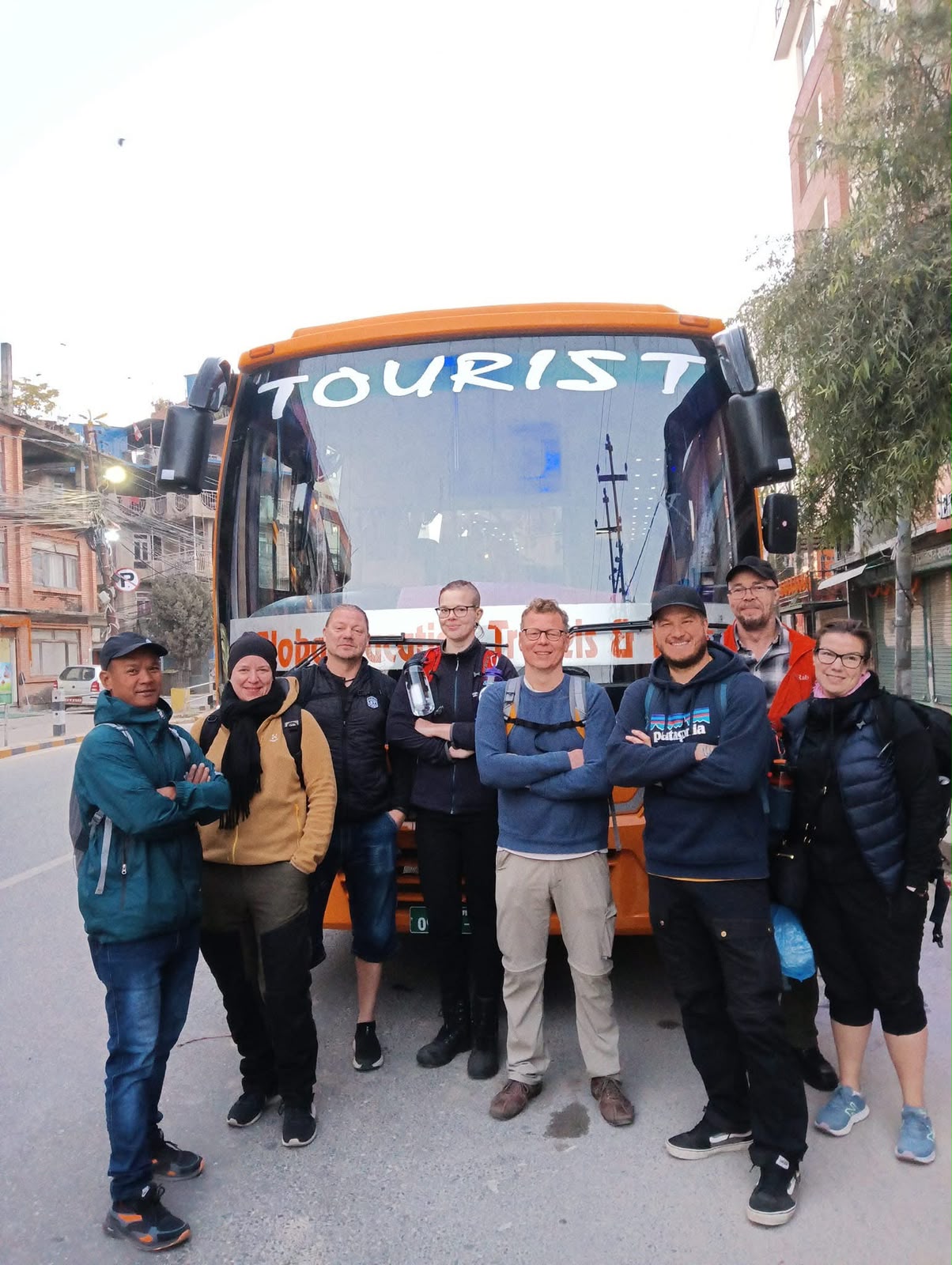 manaslu circuit trek by public bus
