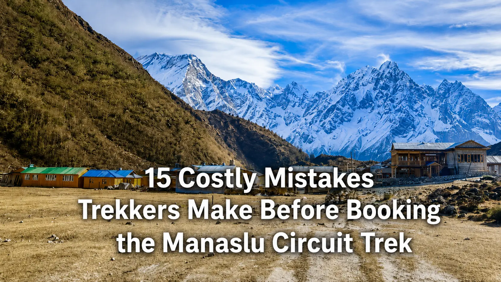 15 costly mistakes trekkers make before bookig the manaslu circuit trek