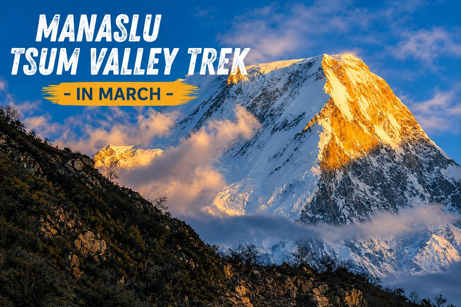 Manaslu Tsum Valley Trek in March