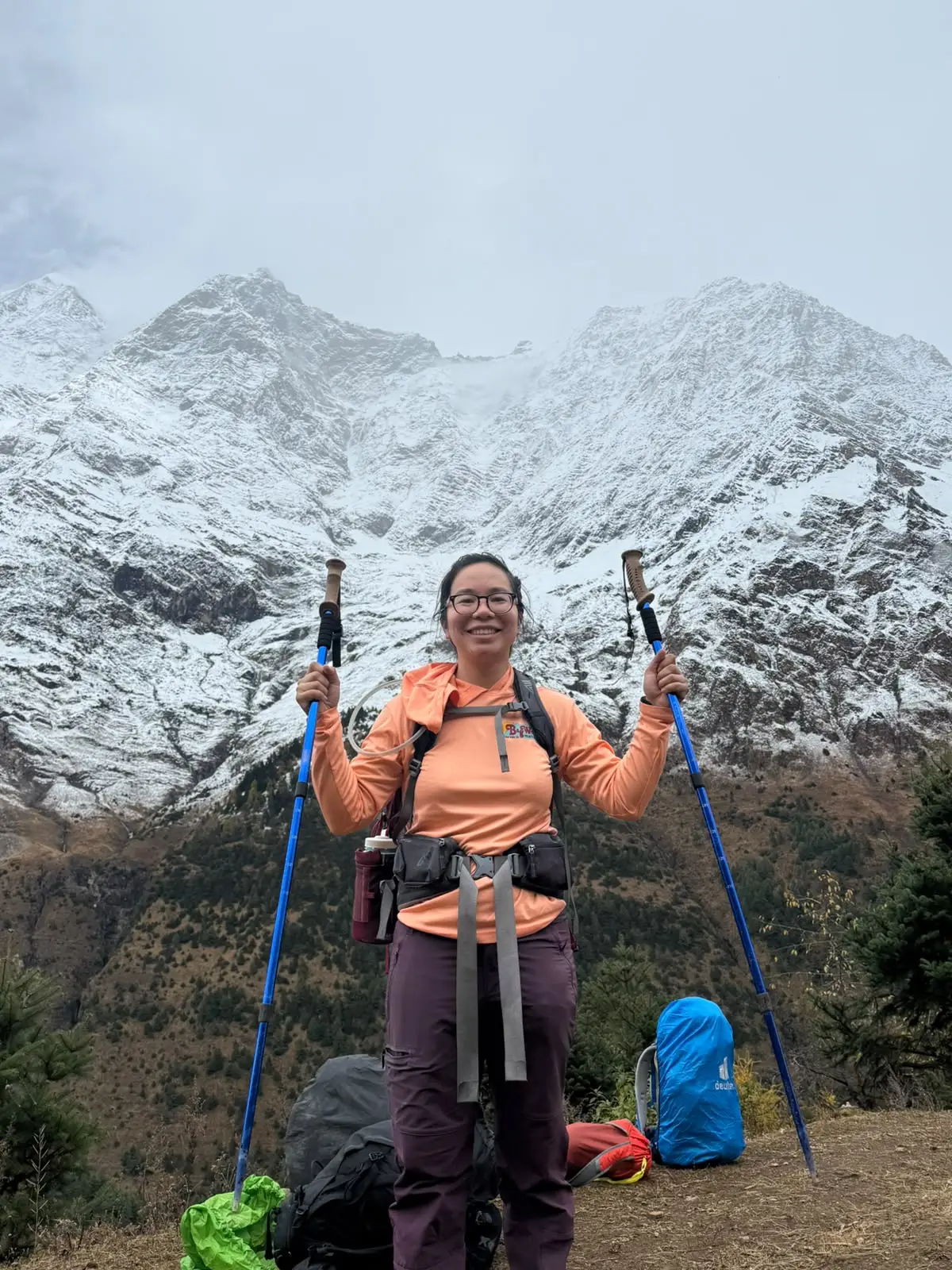 The Manaslu circuit in the monsoon