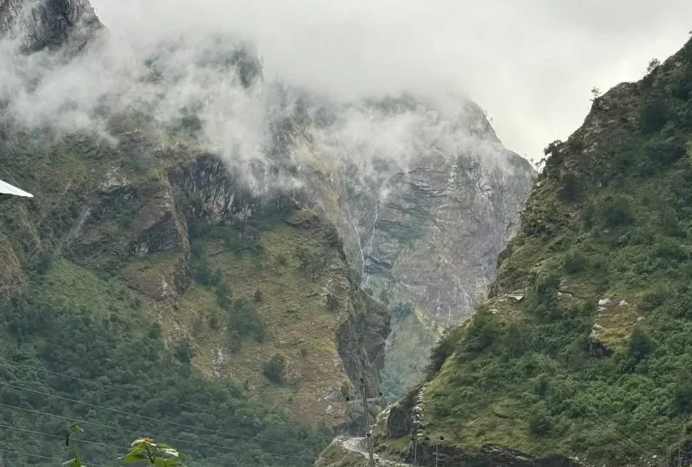 The Manaslu circuit in the monsoon