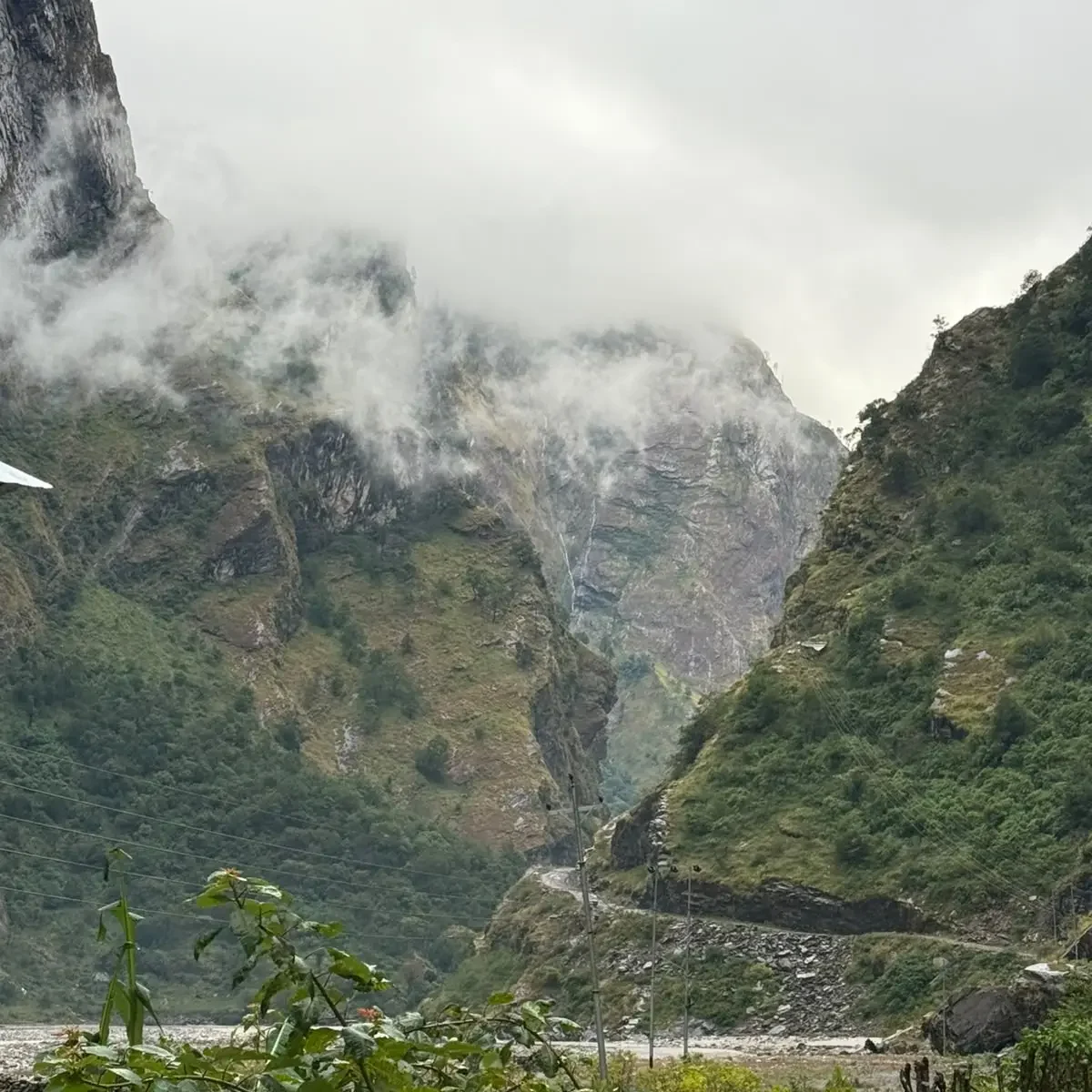 The Manaslu circuit in the monsoon