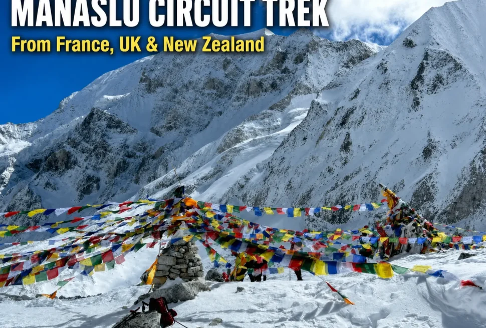 Manaslu circuit trek from France, UK, New Zealand