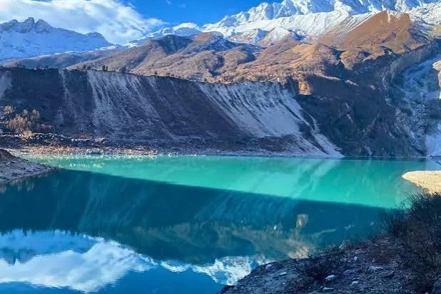 Birendra Lake and Ponkar Lake on the Manaslu Circuit Trek