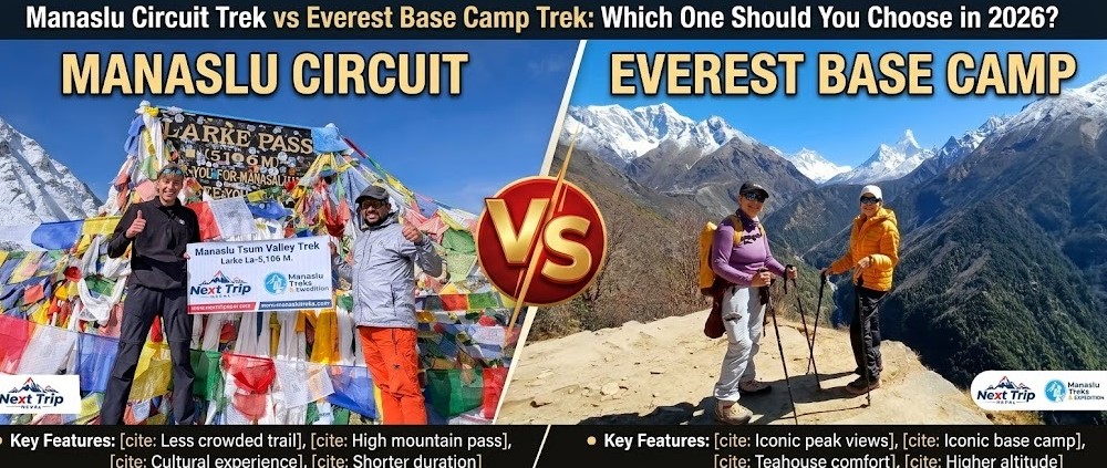 Manaslu Circuit Trek vs Everest Base Camp Trek: Which One Should You Choose in 2026?
