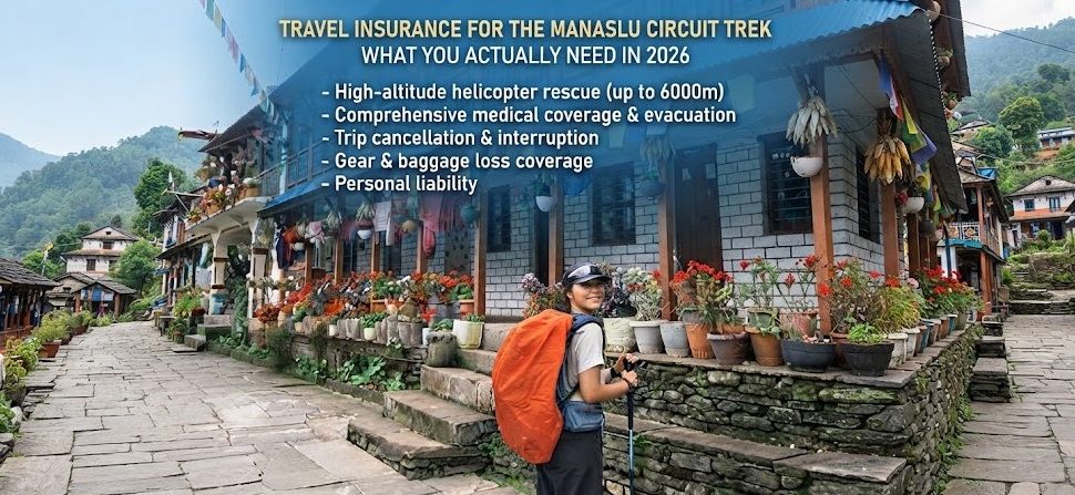 Travel Insurance for the Manaslu Circuit Trek: What You Actually Need in 2026